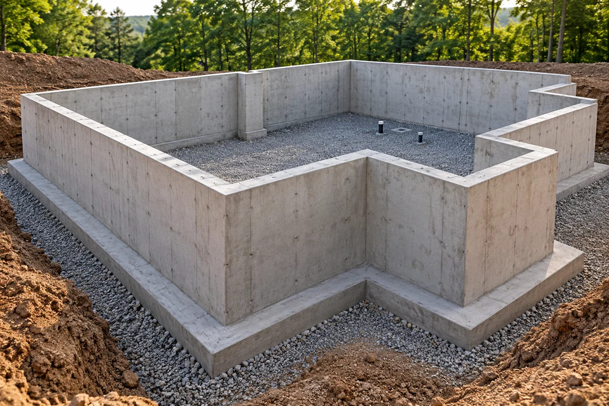 Representative concrete service detail